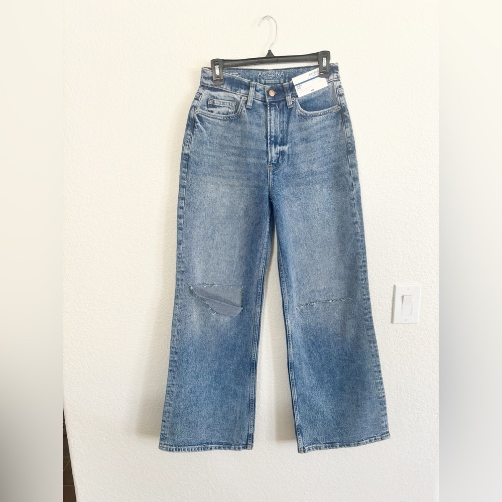 Arizona Jean Company Women's Denim Wide-Leg Jeans